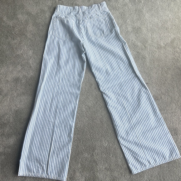 Reformation Cary High Rise Slouchy Wide Leg Jeans Ivory - Size 26 - Picture 4 of 5